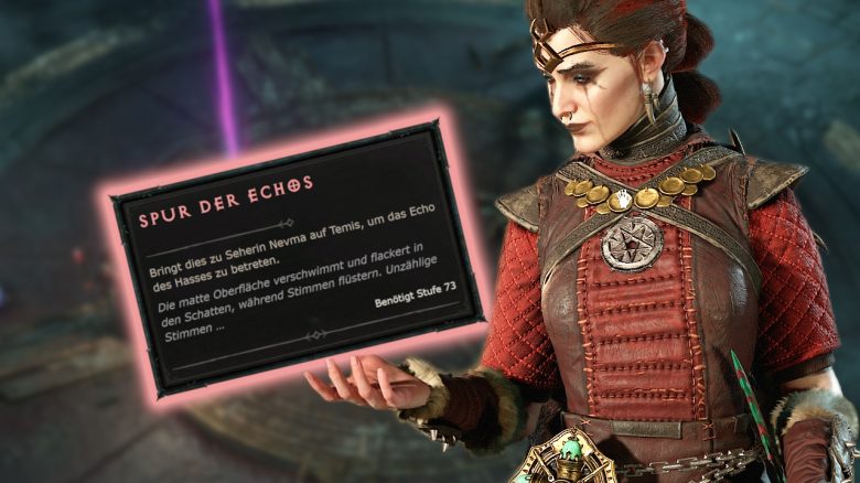 Diablo 4 Sorceress hält Spur der Echos Titel