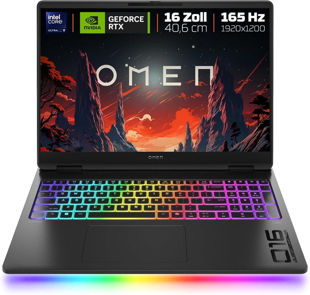 Gaming-Laptop HP Omen Max 16 (ah0293ng) mit GeForce RTX 5080 für 2.375,40 Euro statt 2.849 Euro bei Amazon