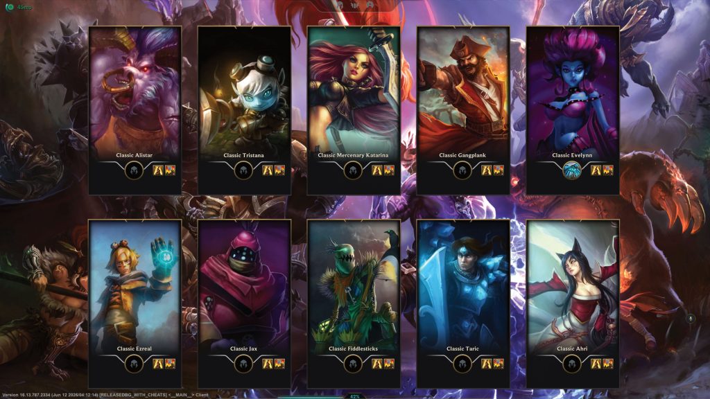 League of Legends Classic: Ladebildschirm