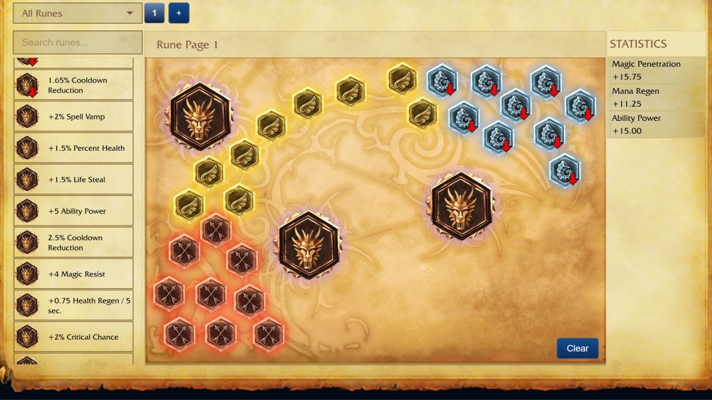 League of Legends Classic: Runen