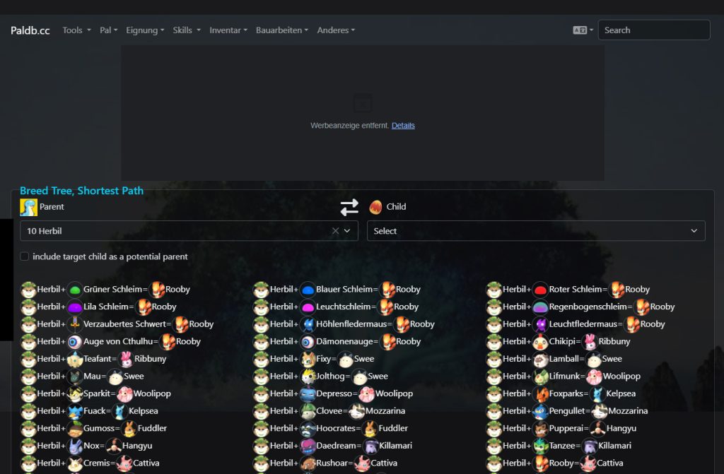 Paldb.cc Breeding Calculator