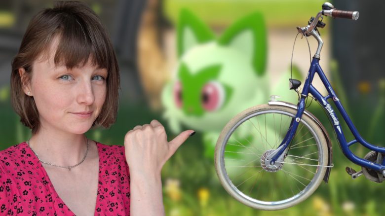 Johanna hat am meisten auf dem Fahrrad Spaß mit Pokémon GO