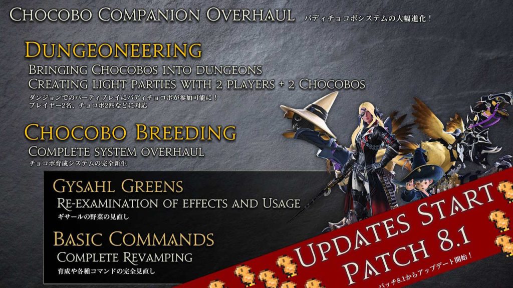 FF14 Chocobo Änderungen Evercold