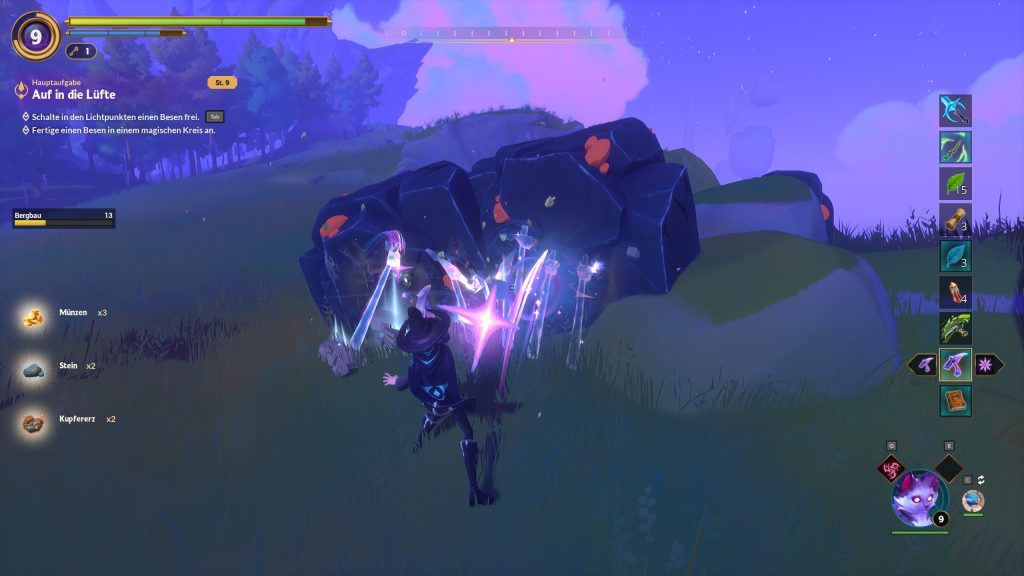 Witchspire Screenshot Steine hacken