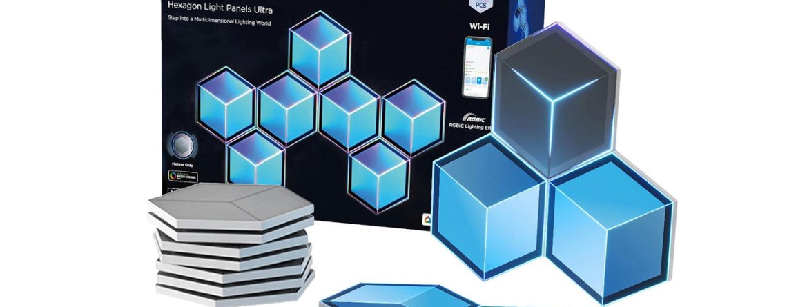 Es muss nicht immer Philips sein: Govee Glide Hexagon Panels Ultra jetzt stark reduziert bei MediaMarkt!