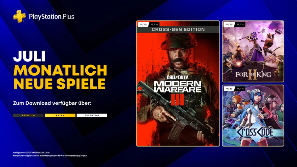 PS Plus Essential July 2026