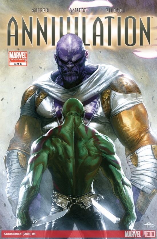 Annhihilation Nr 4 von Keith Giffen und Andrea DI Vito Cover 2006 Marvel