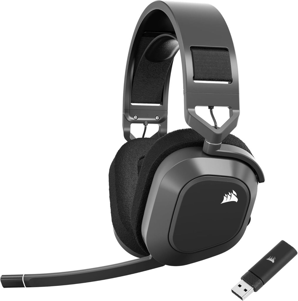 Top-Headset mit Dolby Atmos: Gaming-Kopfhörer Corsair HS80 Max Wireless für 119 Euro statt 151,16 Euro UVP bei Amazon