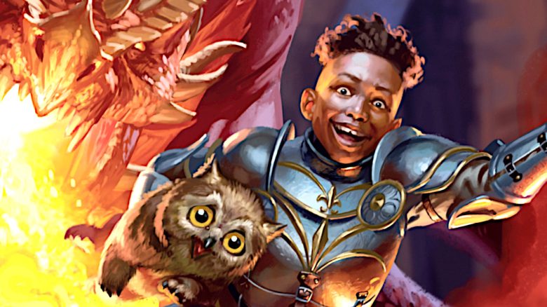 DUngeons and Dragons learn to play typ mit eulenbärhatchling titel