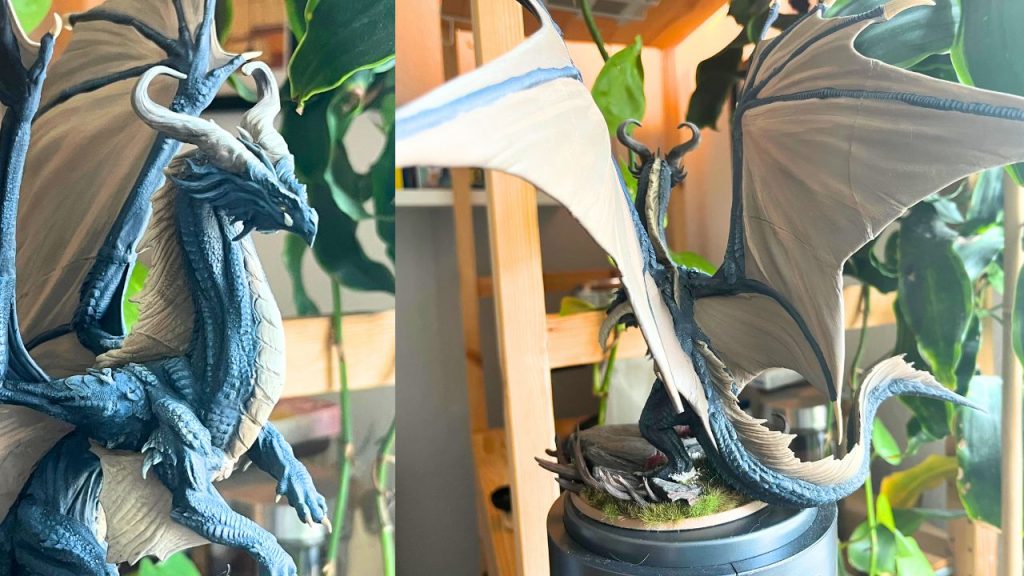 Caros finales Werk: ein Drache