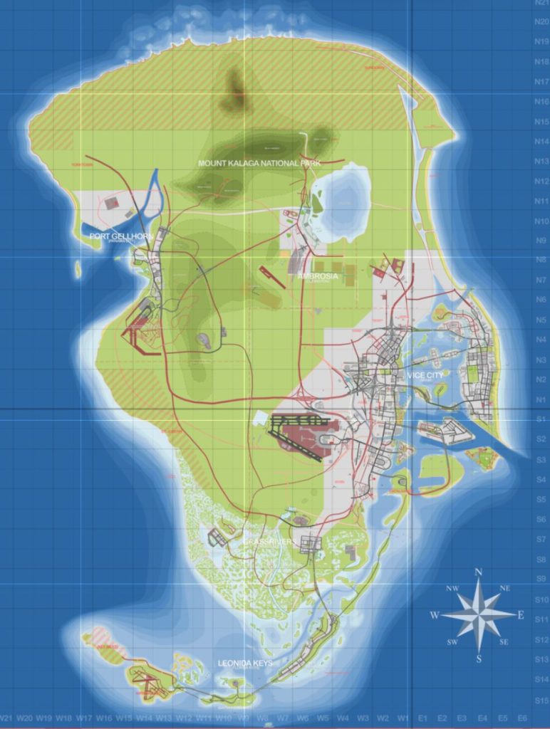 Fan-Projekt GTA 6 Mapping Screenshot via State of Leonida