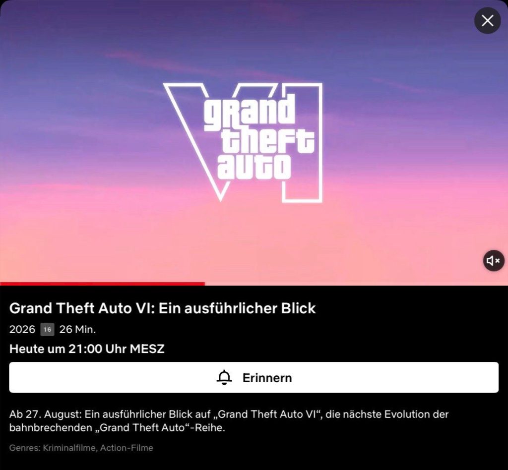 GTA 6 Netflix Screenshot