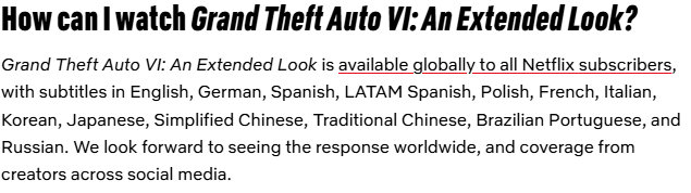 GTA 6 Netflix Screenshot Untertitel