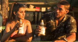 Jason und Lucia mit lecker Bierchen