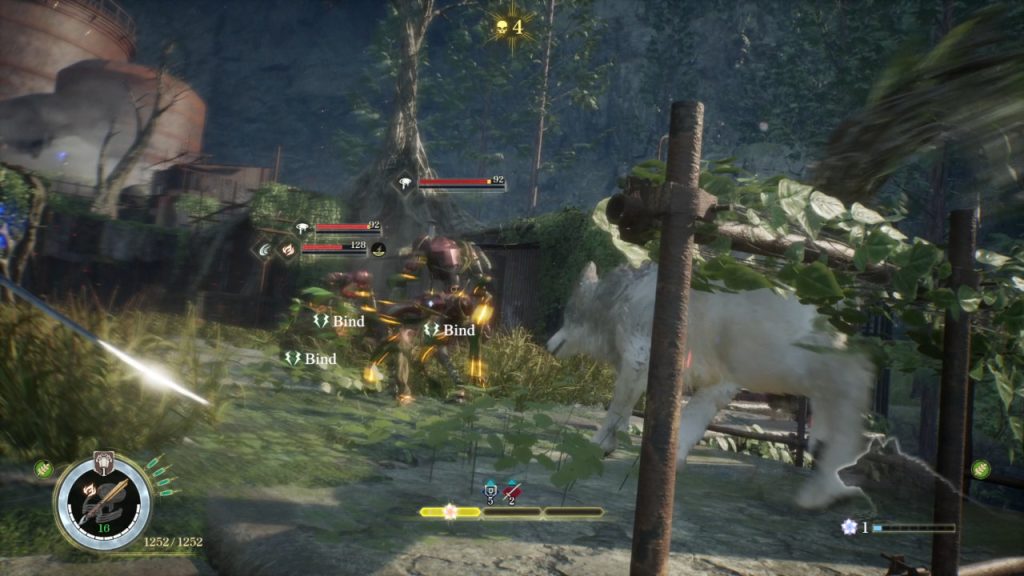 Screenshot shows a Koo ability that binds enemies