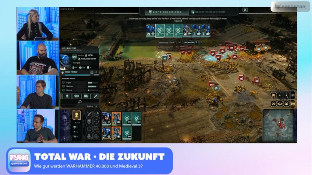 FYNG gamescom 2026 Total War Panel