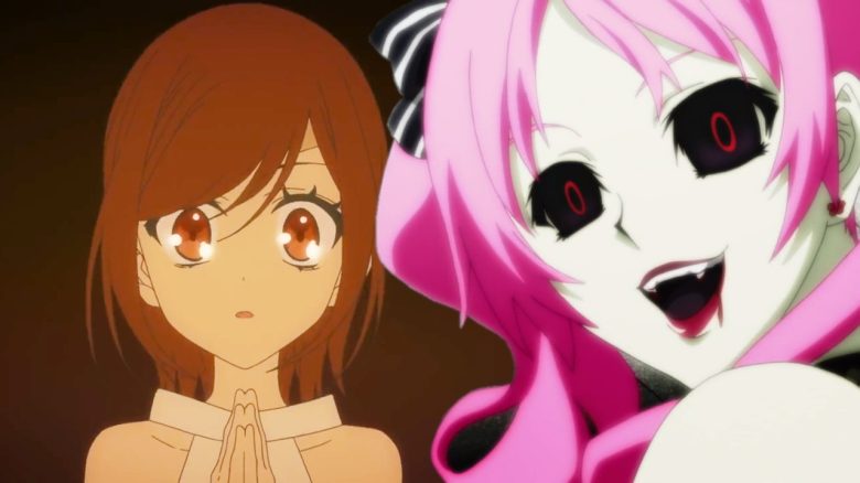 Shiki Shinsekai Yori Anime Mash up titel title 1280x720