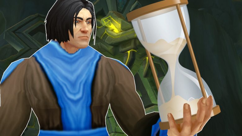 WoW Game Master Holding Sands of Time titel title 1280x720