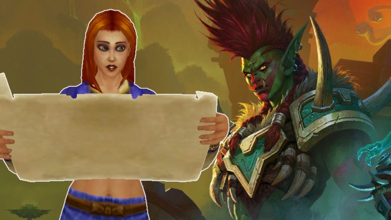 WoW Patch 121 reading human titel title 1280x720