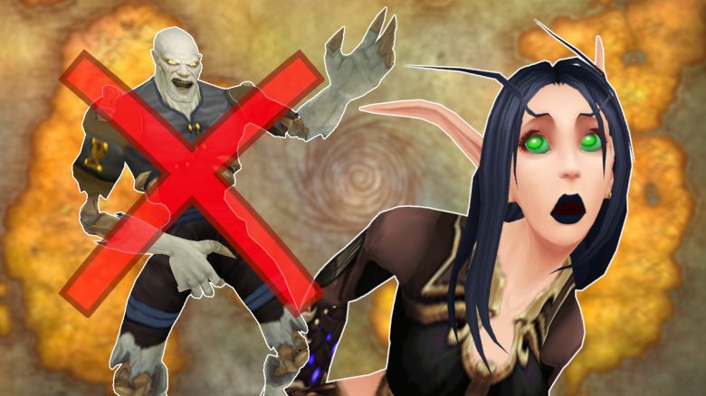 WoW Undead Emote Crossed Out titel title 1280x720
