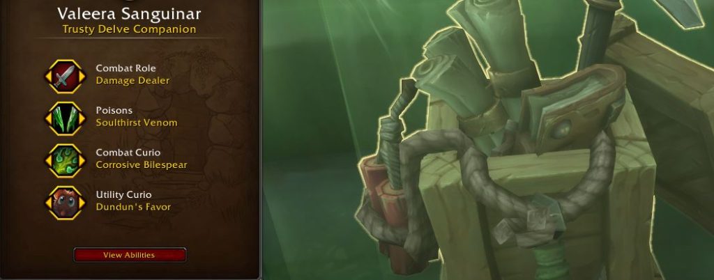 WoW Valeera Curio Dundun