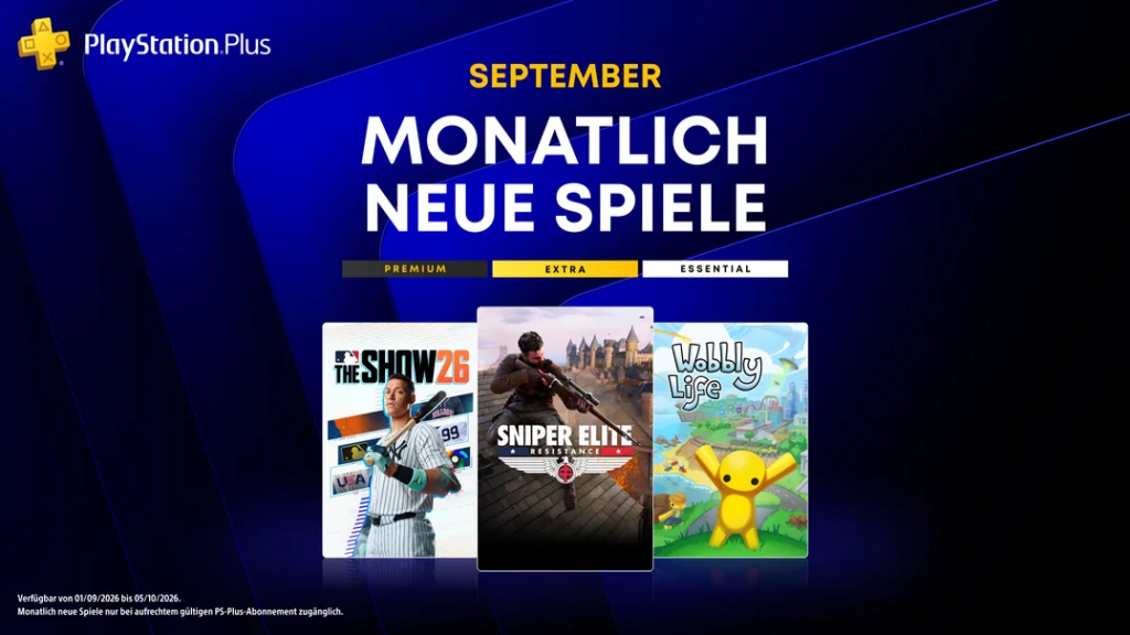 PS Plus September 2026 Essential