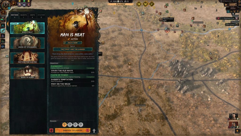 Afterworld Gameplay Screenshot Gruppe Kannibalen