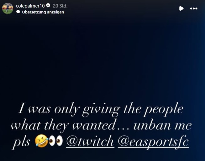 Cole Palmer Instagram EA Sports FC 27.jpg