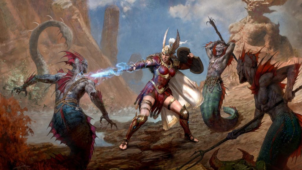 Diablo 4 Amazone Key Art