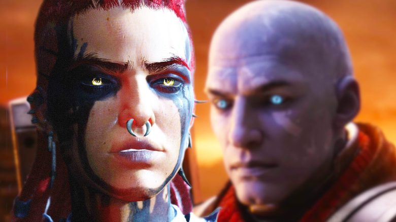 Diablo 5 Spiritborn schaut auf Zavala aus Destiny 2 Titel