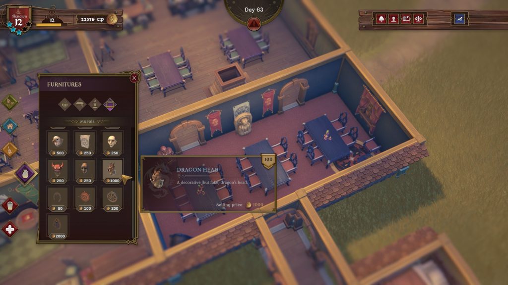 Dungeons and Dragons Long Rest Tavern Screenshot Schicke taverne
