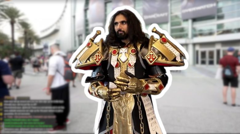 Esfand auf der BlizzCon