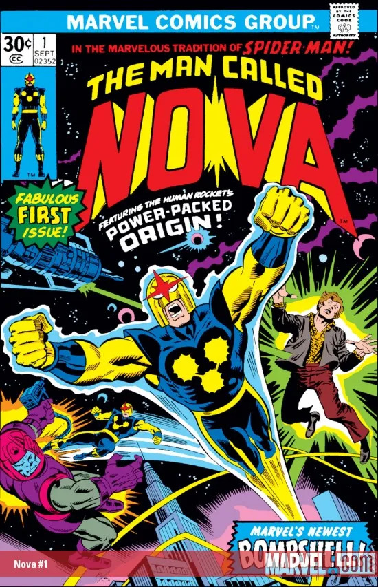 Nova-Nr.-1-Cover-Marvel-von-marv-Wolfman-und-John-Buscema