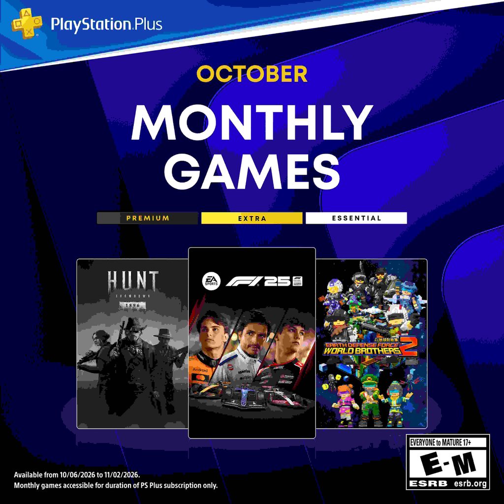 PS PLus Essential Oktober 2026