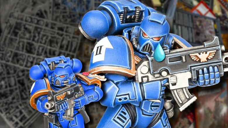 Papa Space Marine Baby Space Marine