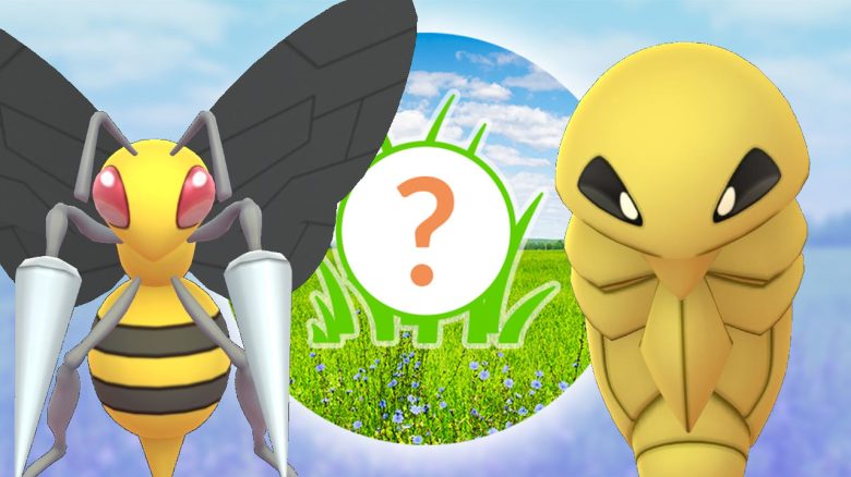 Pokemon GO Rampenlicht-Stunde Bibor, Kokuna, Hornliu