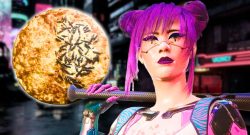 Rita Cyberpunk 2077 und Pizza