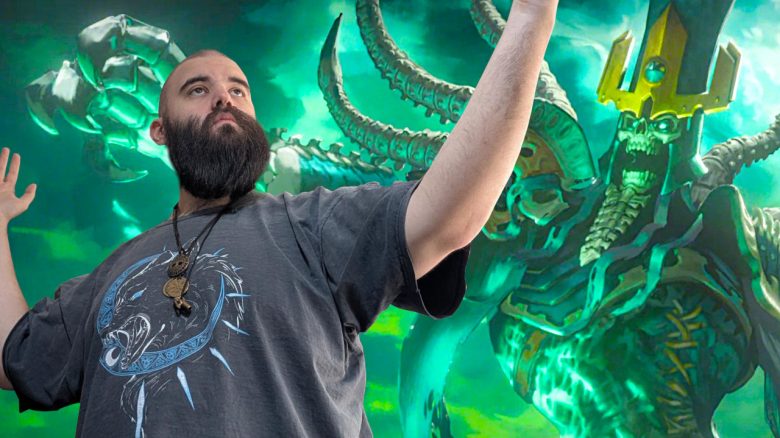 Total War Warhammer 3 Benedict Gott der Untoten mit Nagash Lords of the End Times Titel