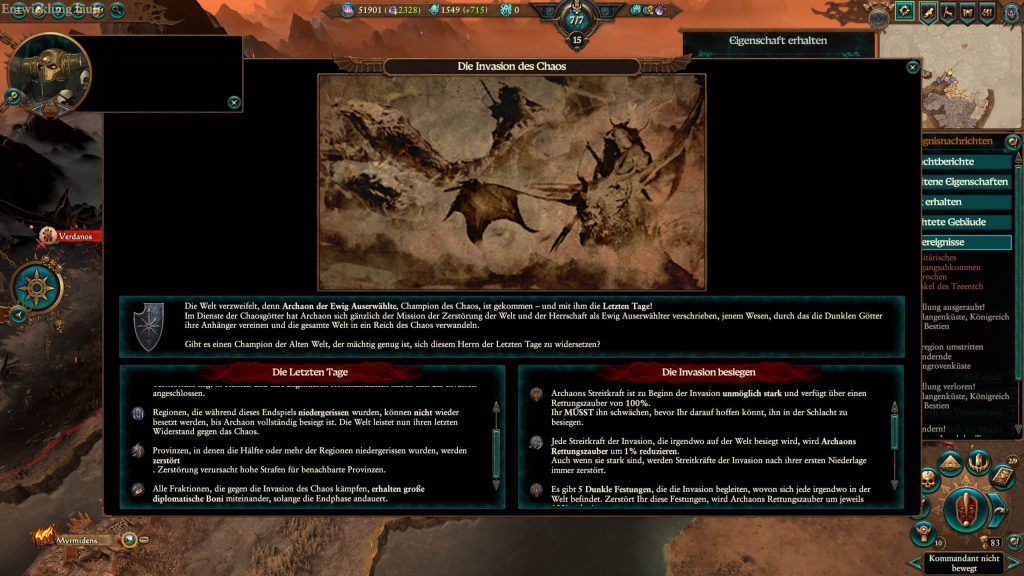 Total War Warhammer 3 Lords of the End Times Invasion des Chaos