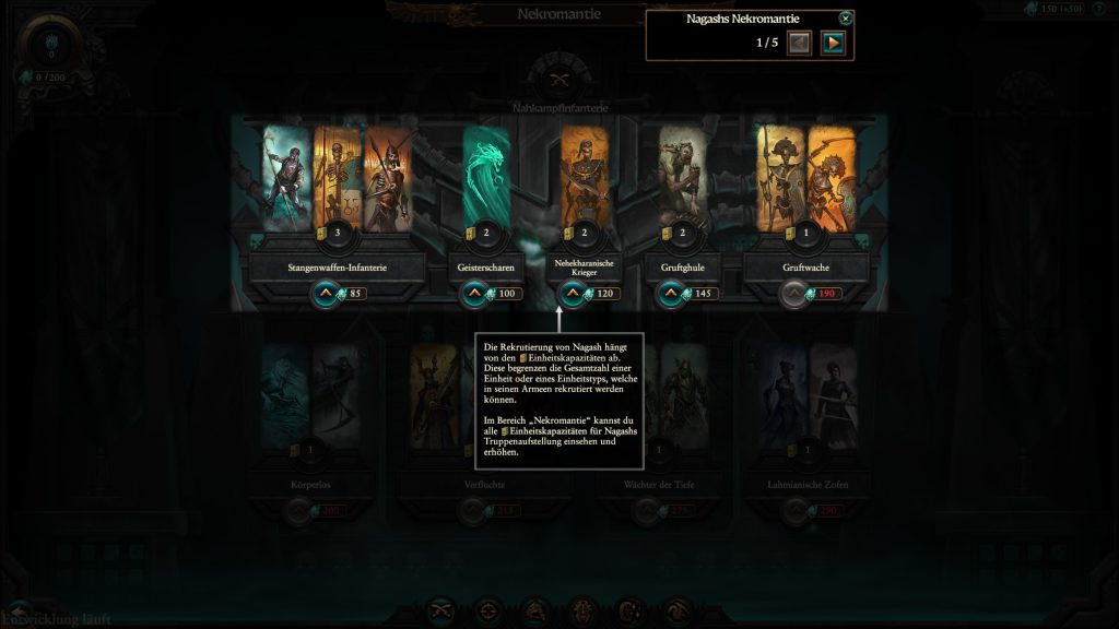 Total War Warhammer 3 Lords of the End Times Nagash Infanterie
