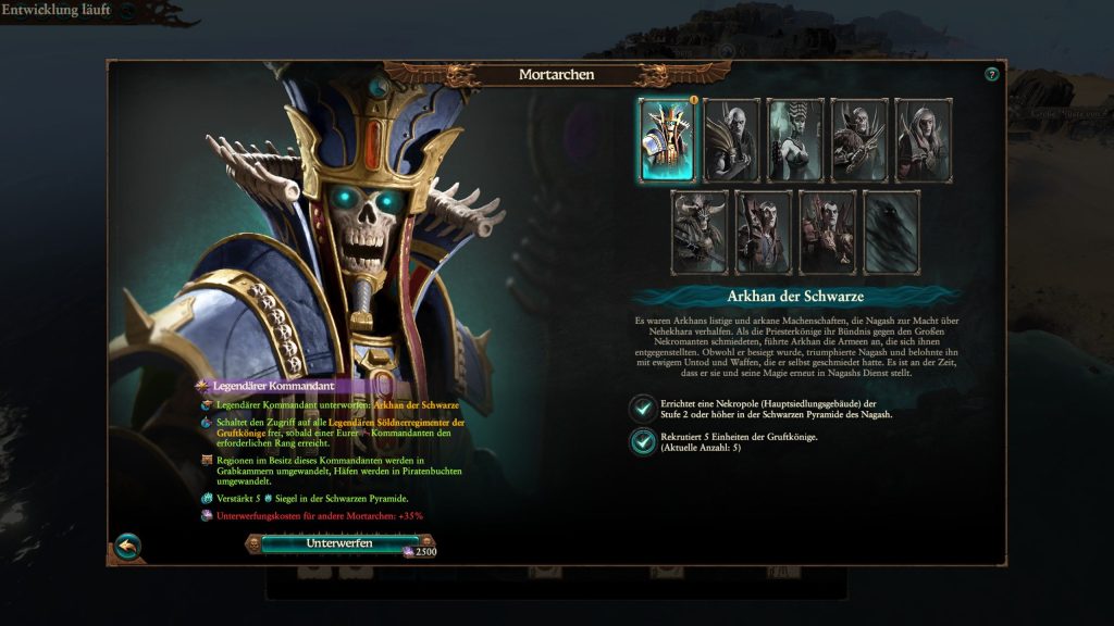 Total War Warhammer 3 Lords of the End Times Nagash Mortarchen
