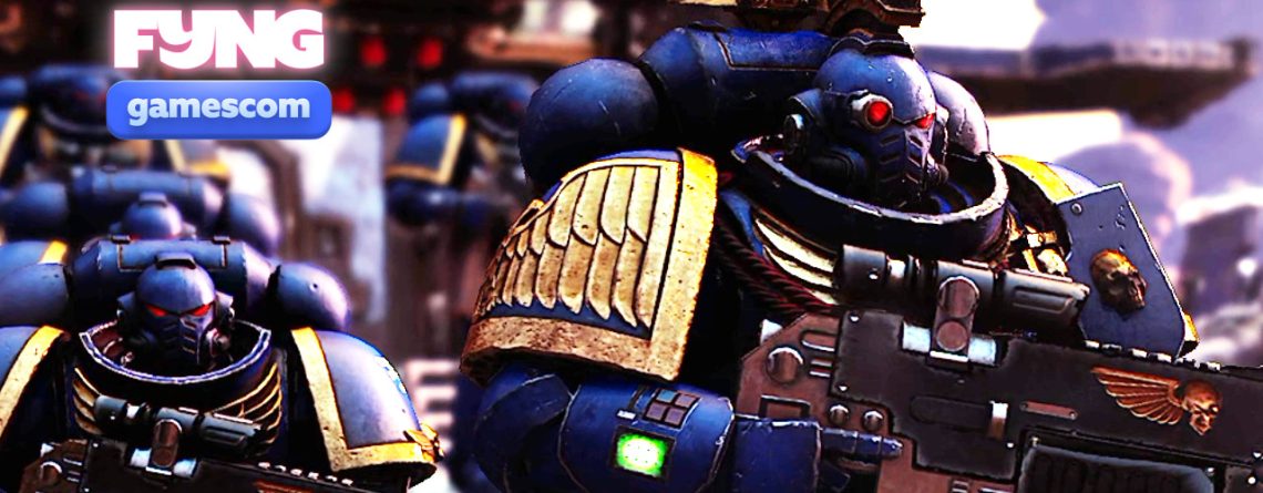 Total War Warhammer 40k Space MArines Ultramarines steiegn aus FYNG Titel