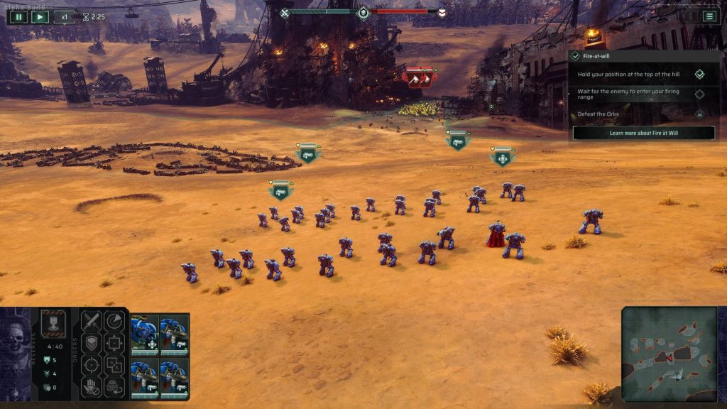 Total war warhammer 40k screenshot gameplay tutorial space marines