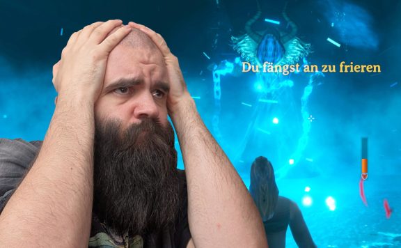 Valheim Endboss ist übel hart Benedict verzweifelt Titel