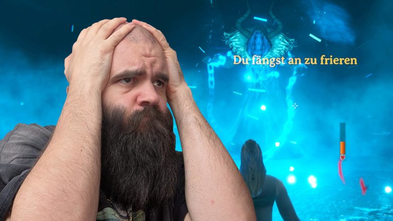 Valheim Endboss ist übel hart Benedict verzweifelt Titel