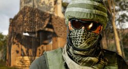 Wardogs Soldat und überdachter Mörser