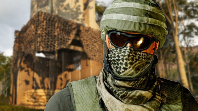 Wardogs Soldat und überdachter Mörser