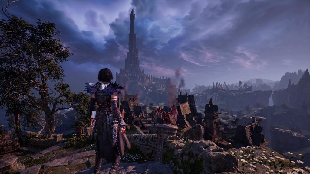 Warlock Screenshot Dorf von oben