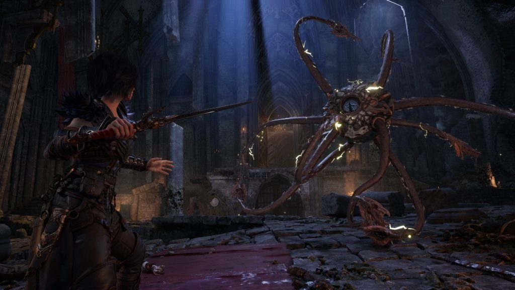 Warlock Screenshot Kampf gegen untoten Beholder