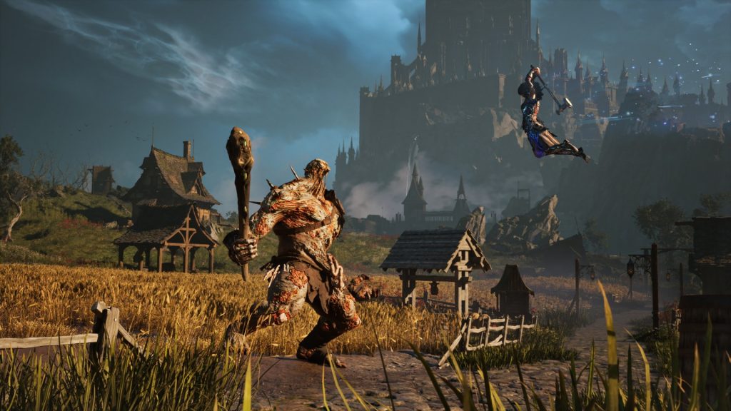 Warlock Screenshot Kampf gegen untoten RIesen